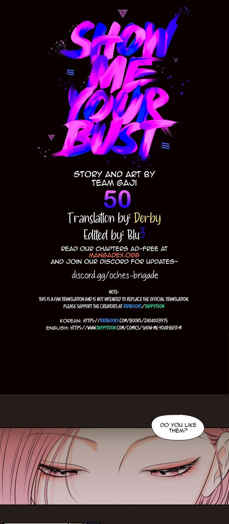 Show Me Your Bust Chapter 50 - Page 1