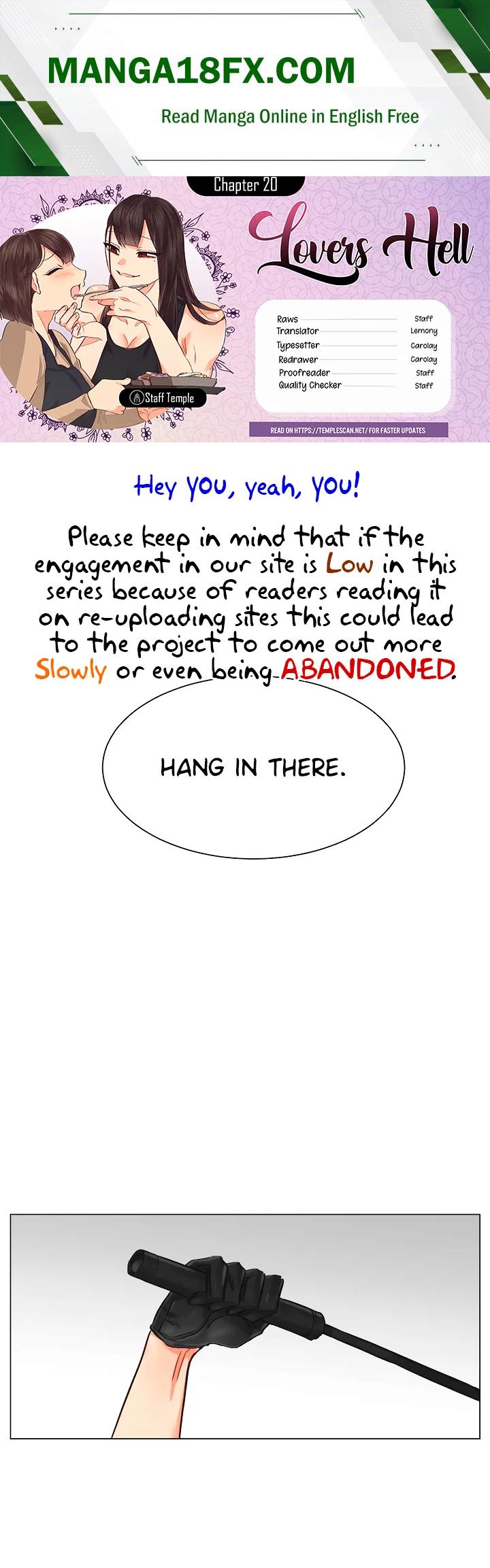 Lesbian Sex Hell Chapter 20 - Page 1