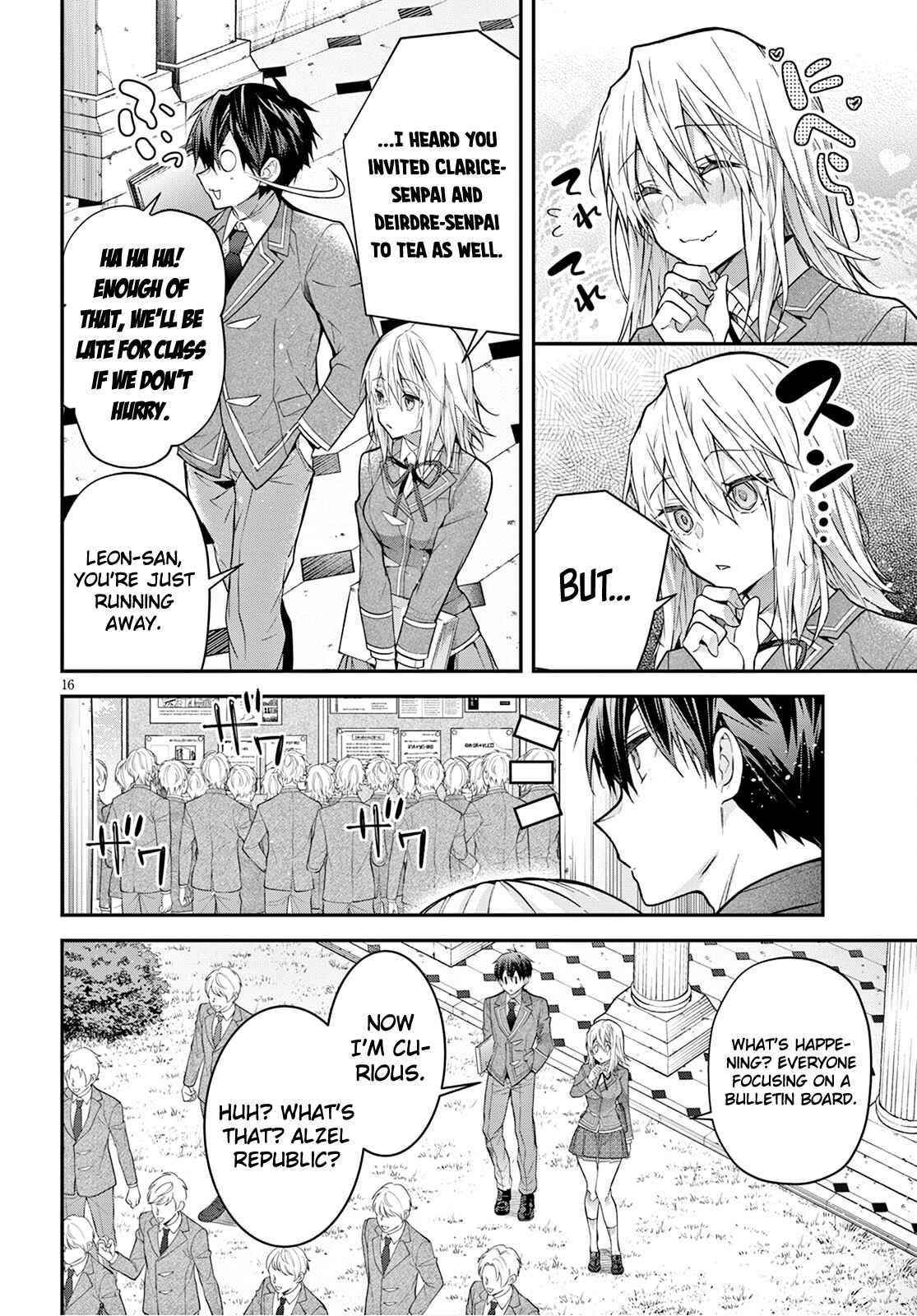 Otome Game Sekai wa Mob ni Kibishii Sekai desu Chapter 39 - Page 16