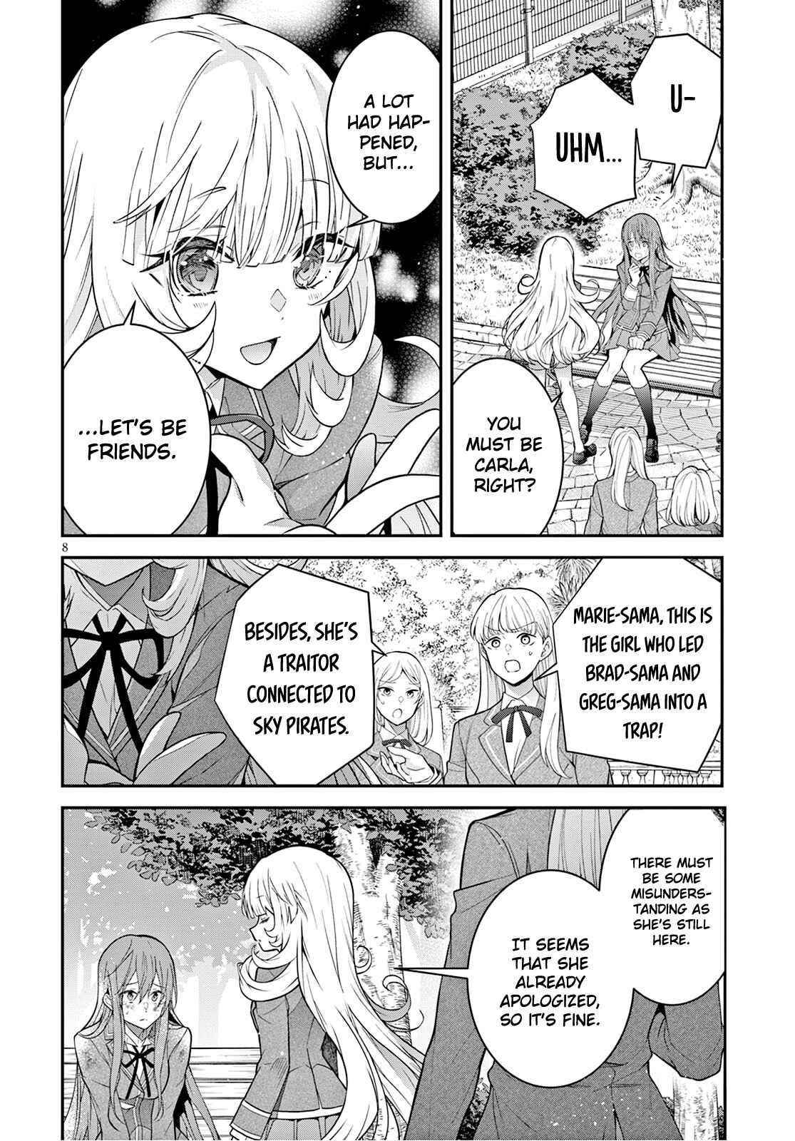 Otome Game Sekai wa Mob ni Kibishii Sekai desu Chapter 39 - Page 8