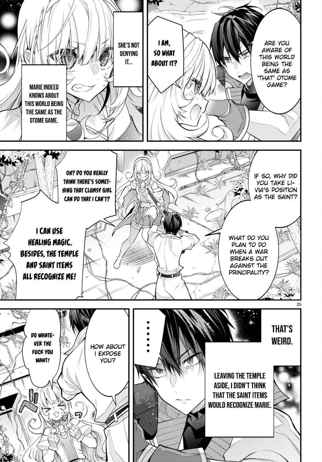 Otome Game Sekai wa Mob ni Kibishii Sekai desu Chapter 41 - Page 25