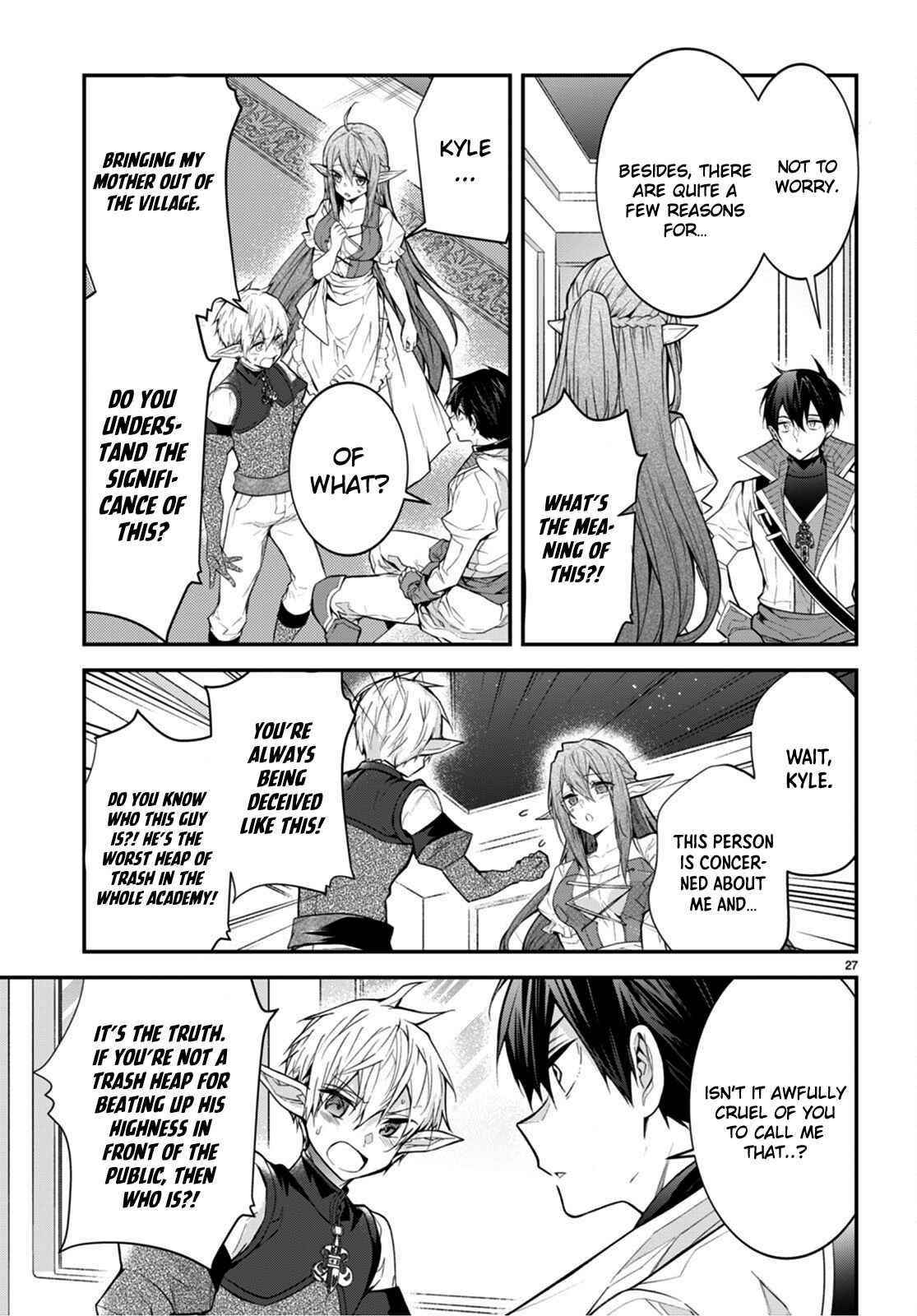 Otome Game Sekai wa Mob ni Kibishii Sekai desu Chapter 44 - Page 27
