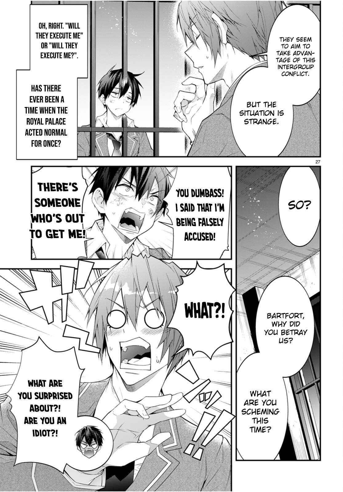 Otome Game Sekai wa Mob ni Kibishii Sekai desu Chapter 46 - Page 27