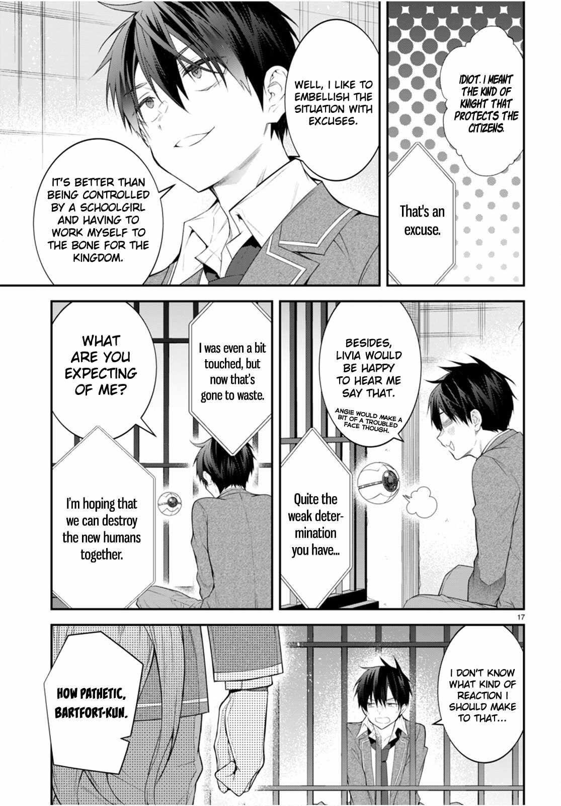 Otome Game Sekai wa Mob ni Kibishii Sekai desu Chapter 48 - Page 17