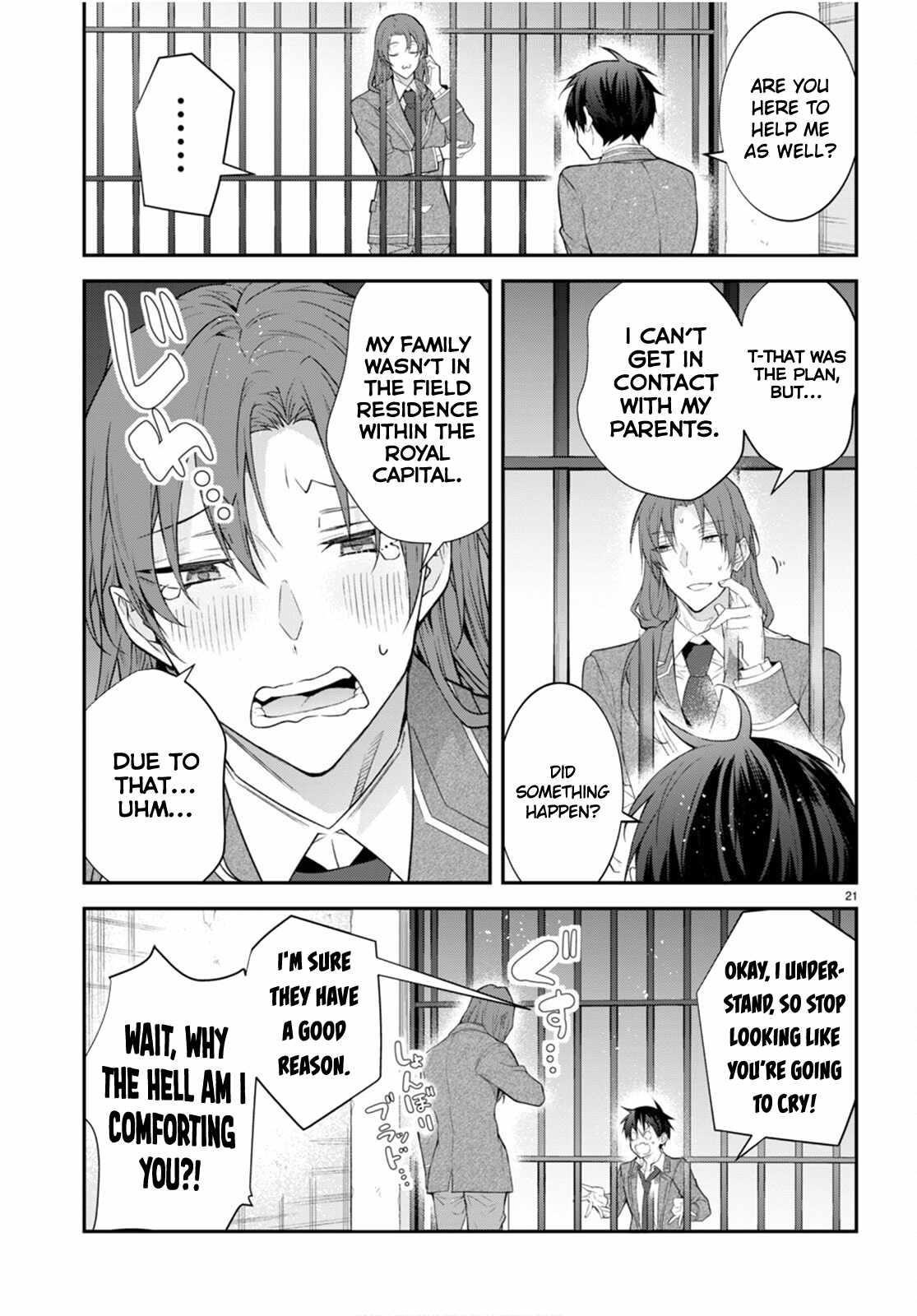 Otome Game Sekai wa Mob ni Kibishii Sekai desu Chapter 48 - Page 21
