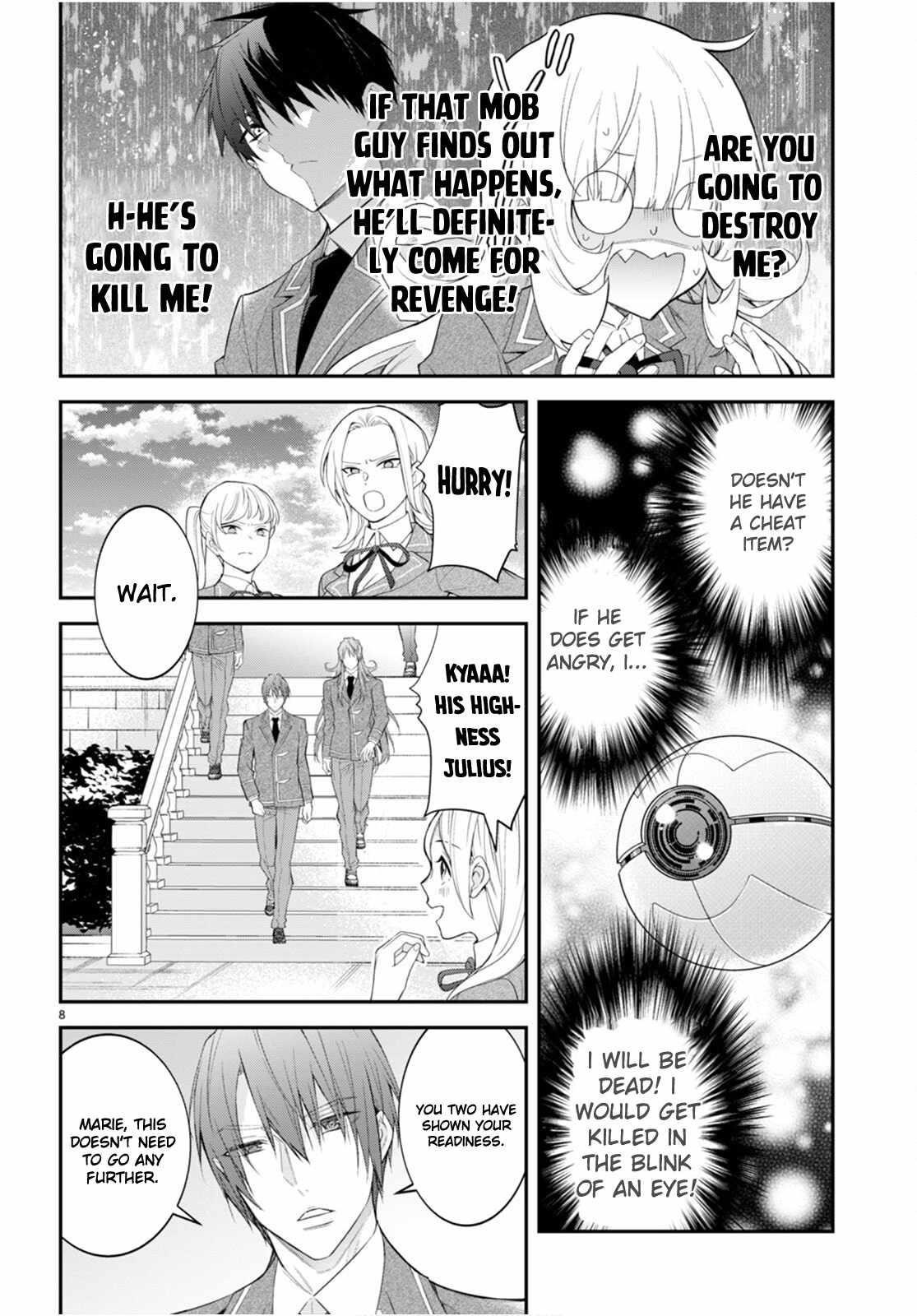 Otome Game Sekai wa Mob ni Kibishii Sekai desu Chapter 48 - Page 8