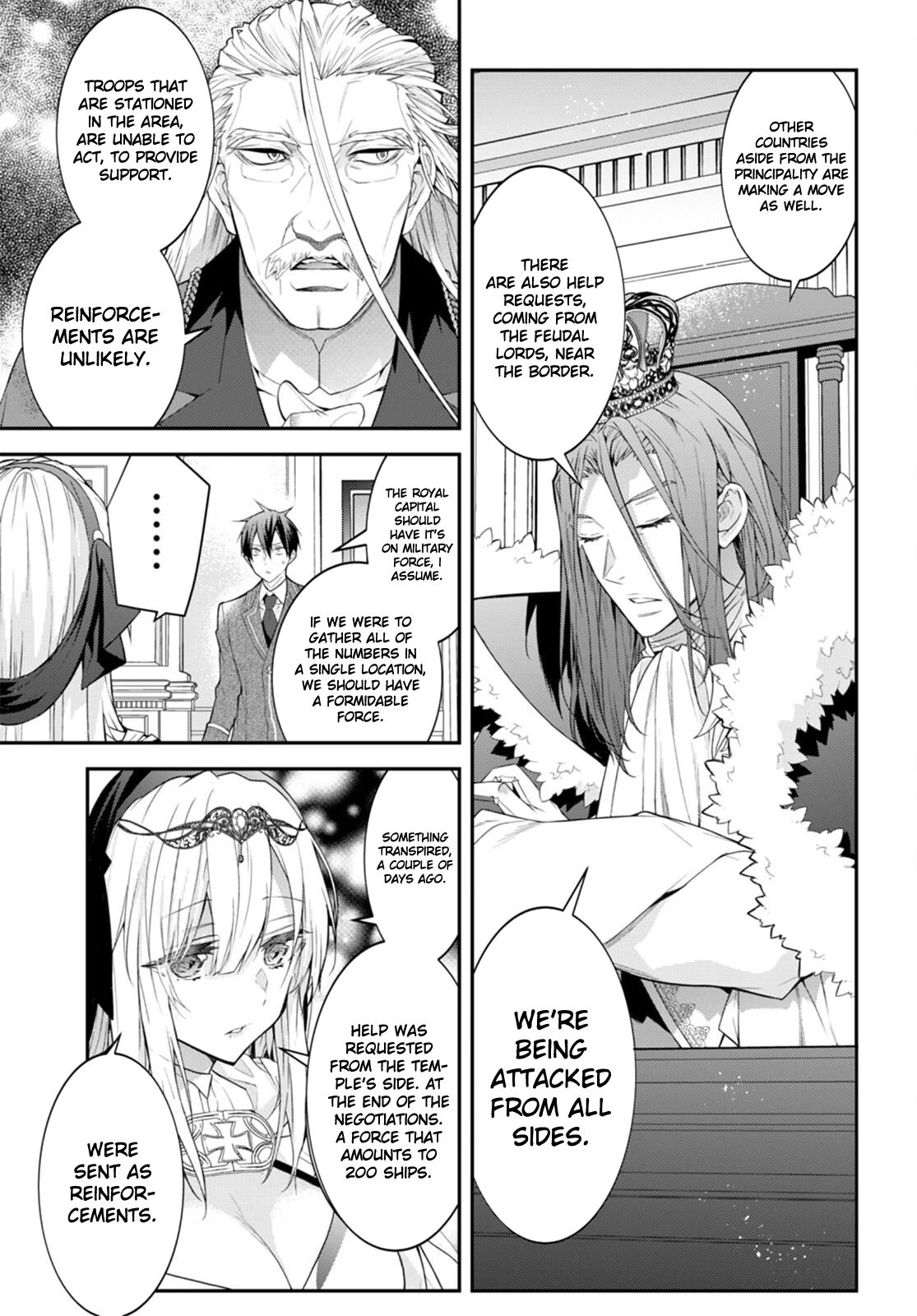 Otome Game Sekai wa Mob ni Kibishii Sekai desu Chapter 49 - Page 32