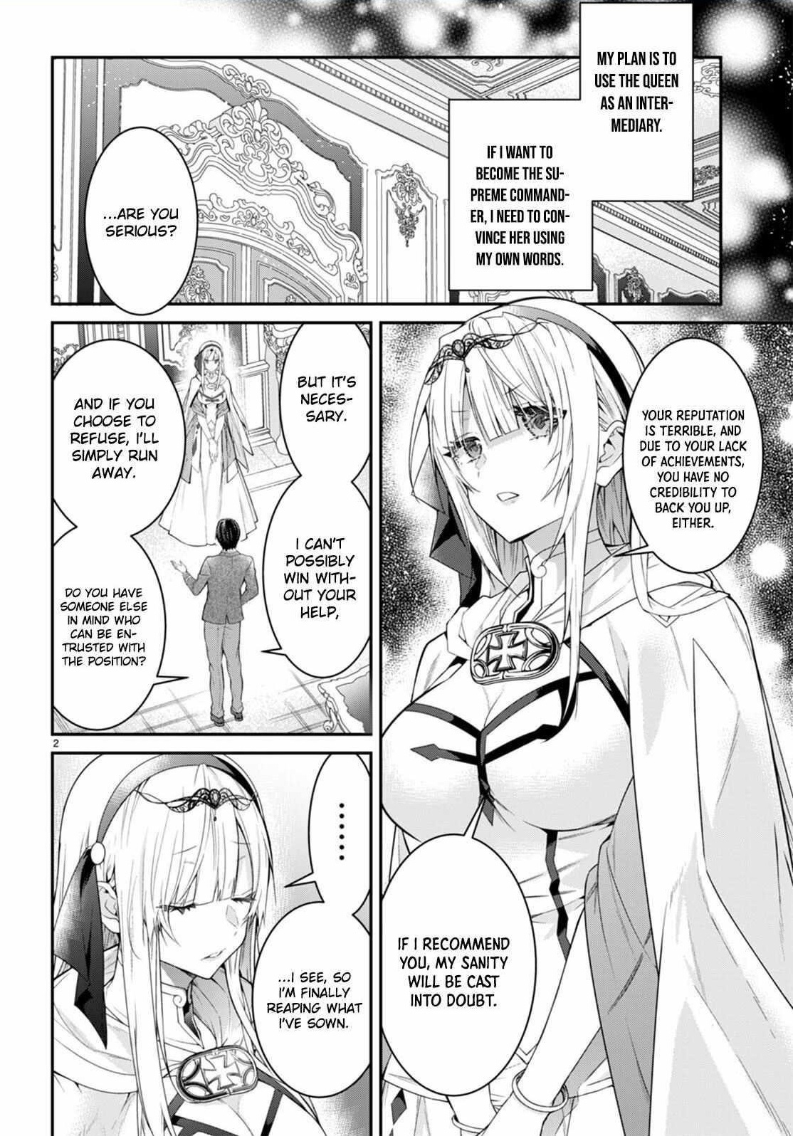 Otome Game Sekai wa Mob ni Kibishii Sekai desu Chapter 50 - Page 2