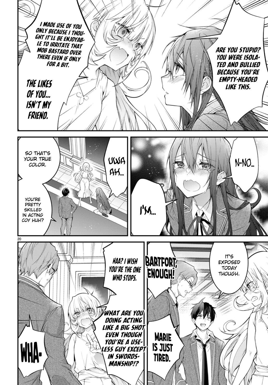 Otome Game Sekai wa Mob ni Kibishii Sekai desu Chapter 51 - Page 20