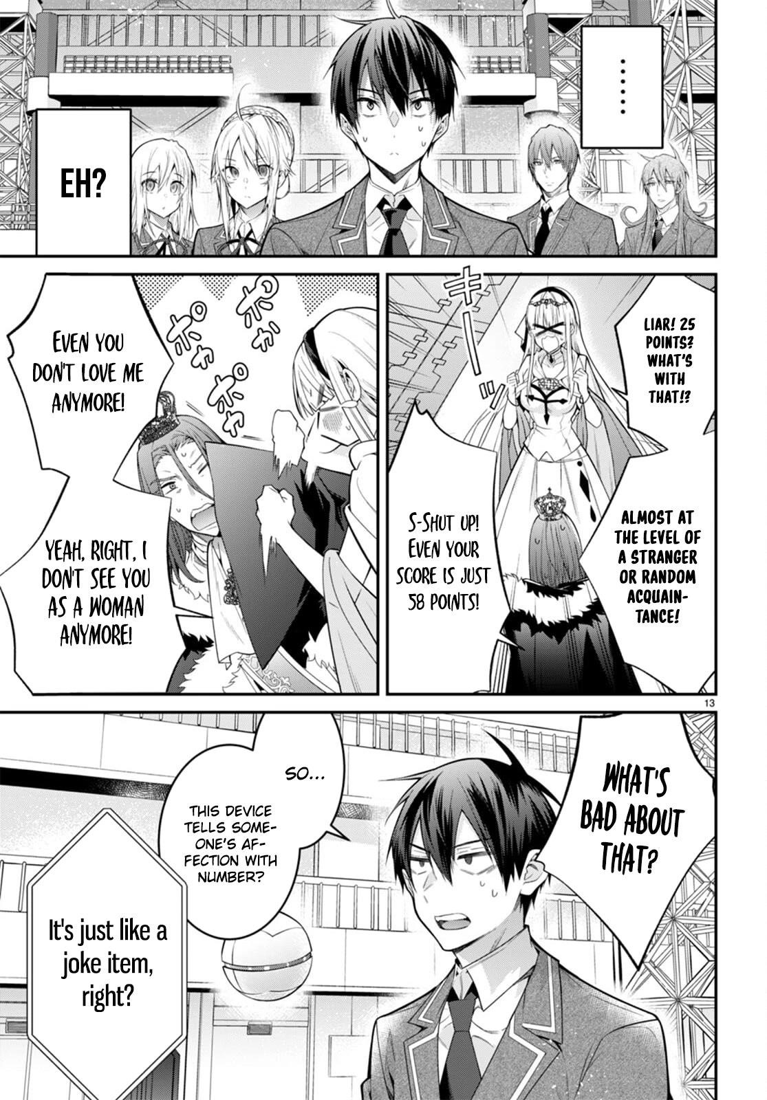 Otome Game Sekai wa Mob ni Kibishii Sekai desu Chapter 54 - Page 13
