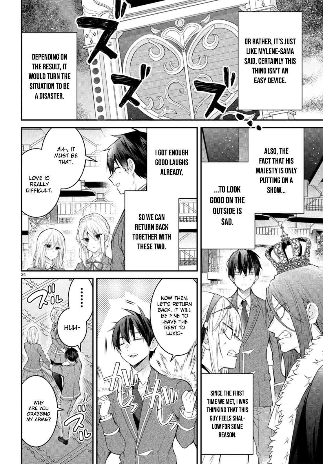 Otome Game Sekai wa Mob ni Kibishii Sekai desu Chapter 54 - Page 24