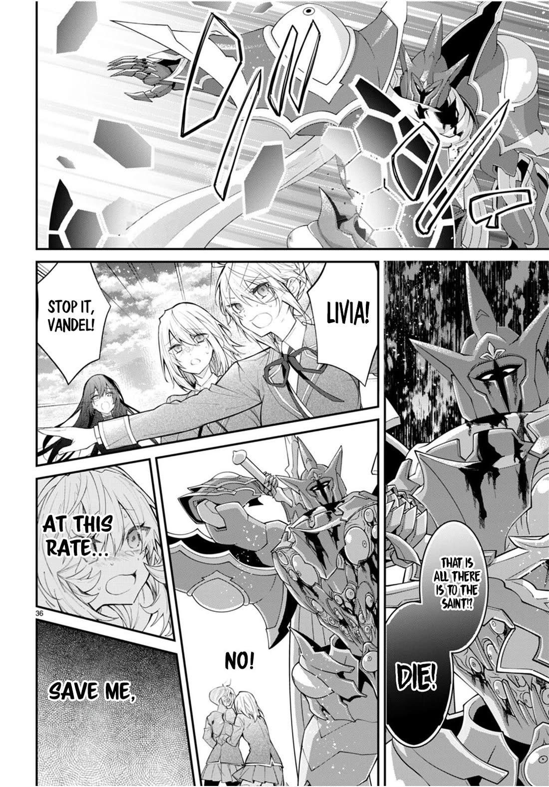 Otome Game Sekai wa Mob ni Kibishii Sekai desu Chapter 62 - Page 36