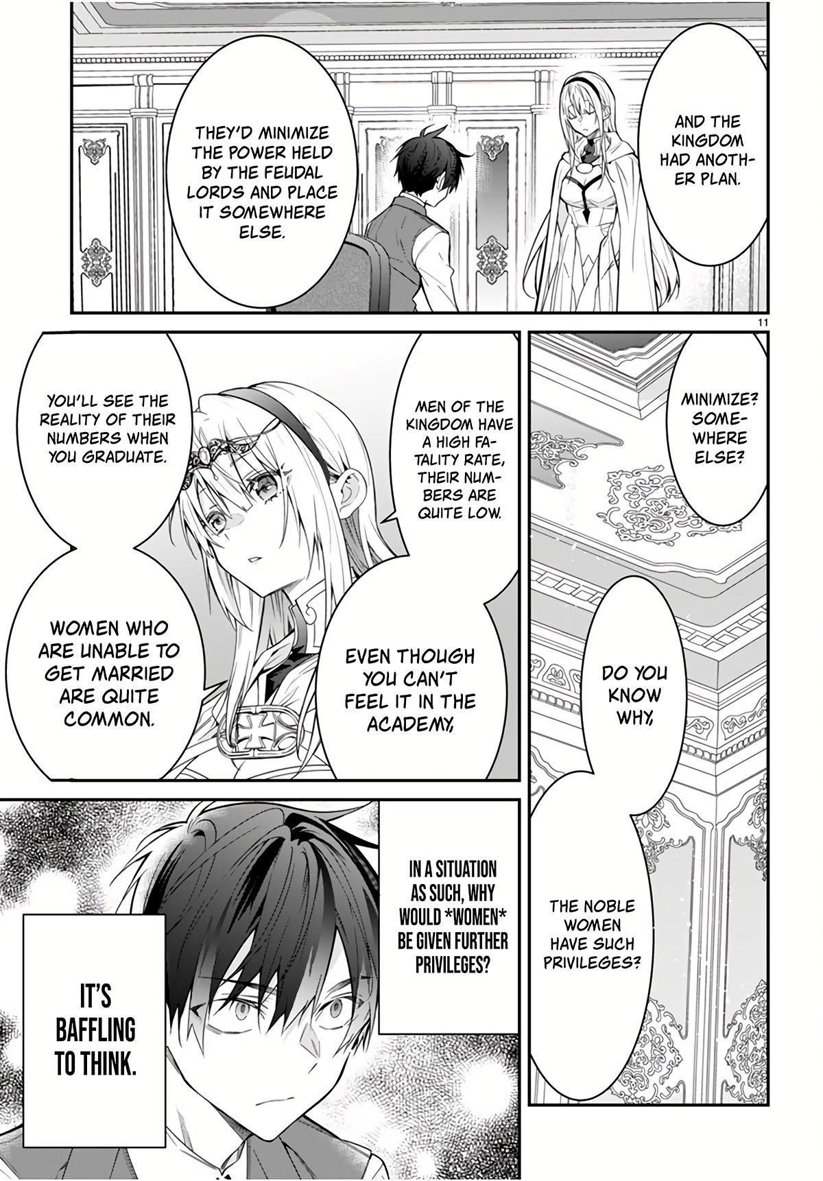 Otome Game Sekai wa Mob ni Kibishii Sekai desu Chapter 64 - Page 11