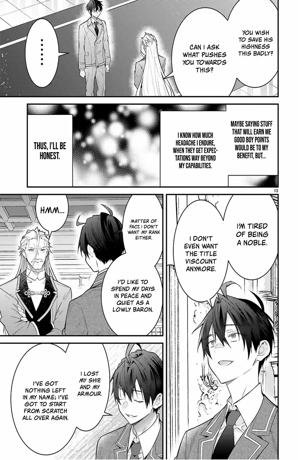 Otome Game Sekai wa Mob ni Kibishii Sekai desu Chapter 65 - Page 13