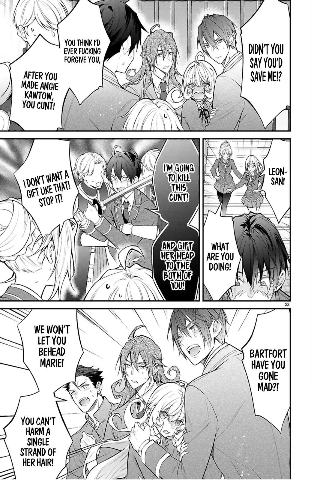 Otome Game Sekai wa Mob ni Kibishii Sekai desu Chapter 65 - Page 23