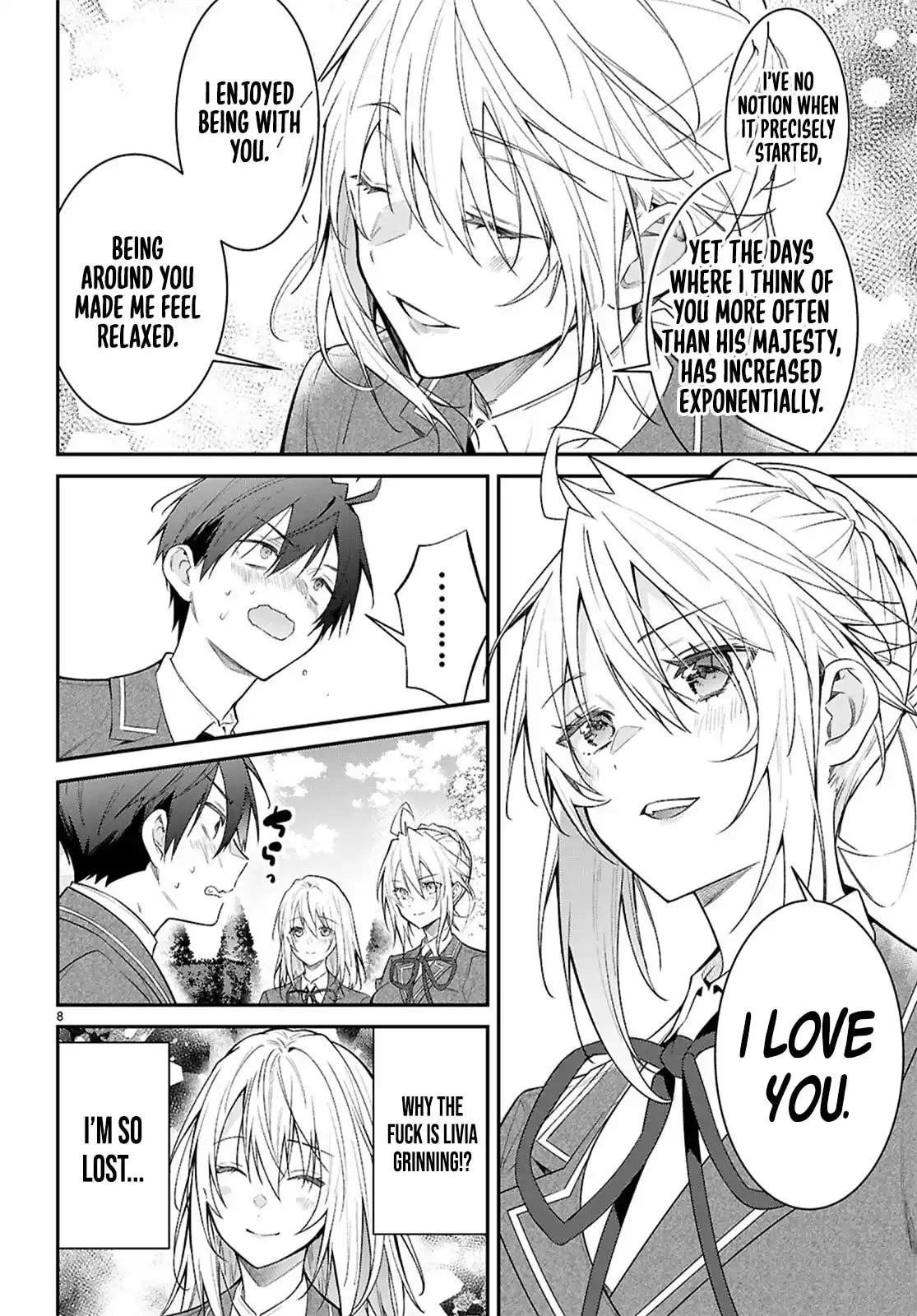 Otome Game Sekai wa Mob ni Kibishii Sekai desu Chapter 66 - Page 8