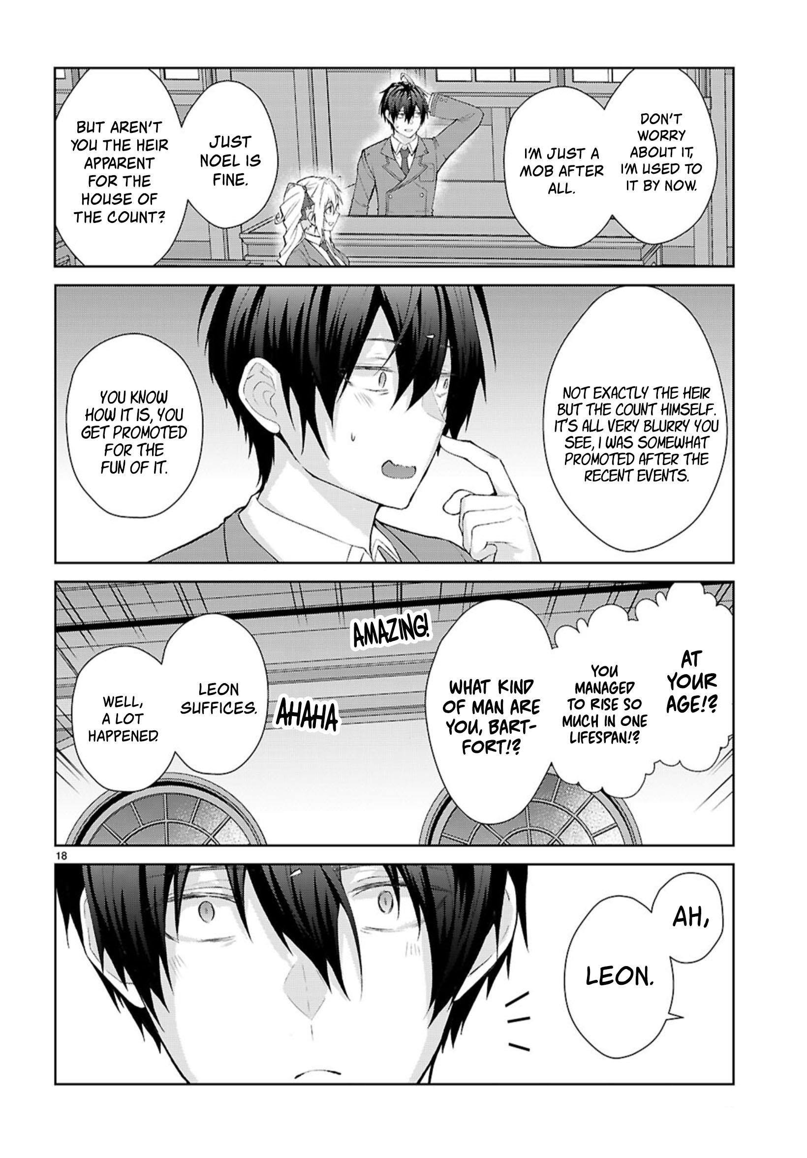 Otome Game Sekai wa Mob ni Kibishii Sekai desu Chapter 70 - Page 18