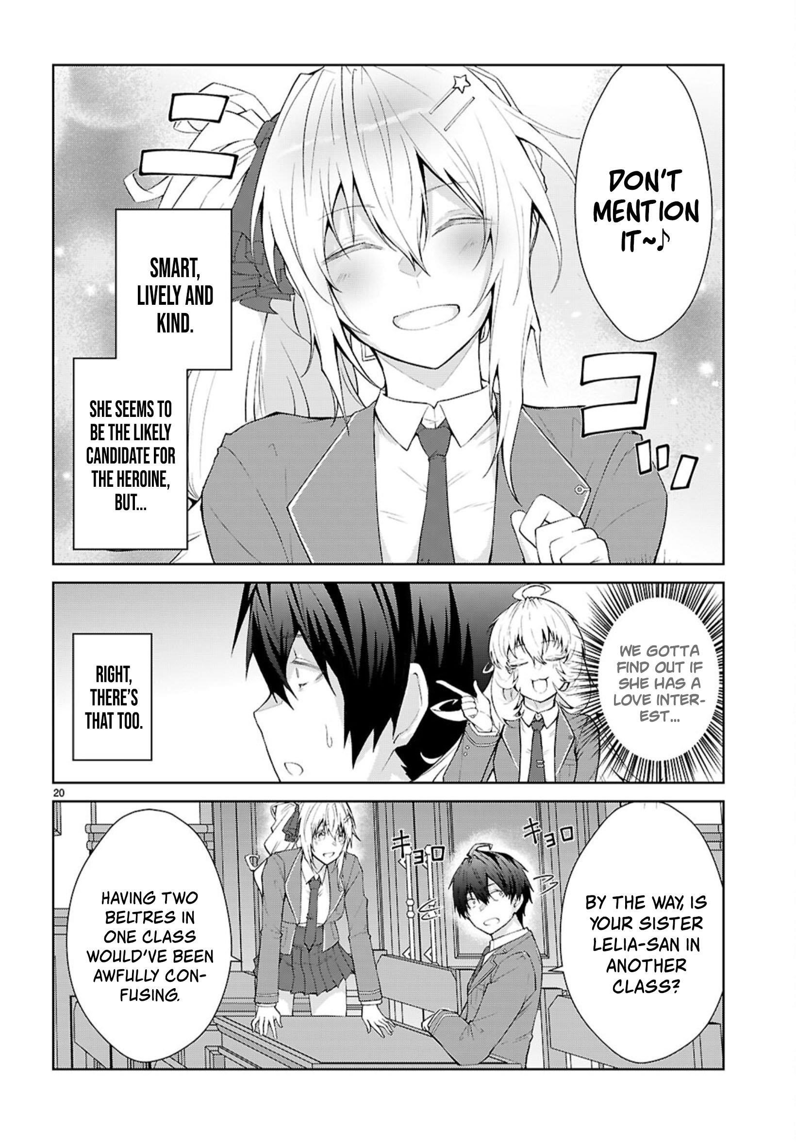 Otome Game Sekai wa Mob ni Kibishii Sekai desu Chapter 70 - Page 20