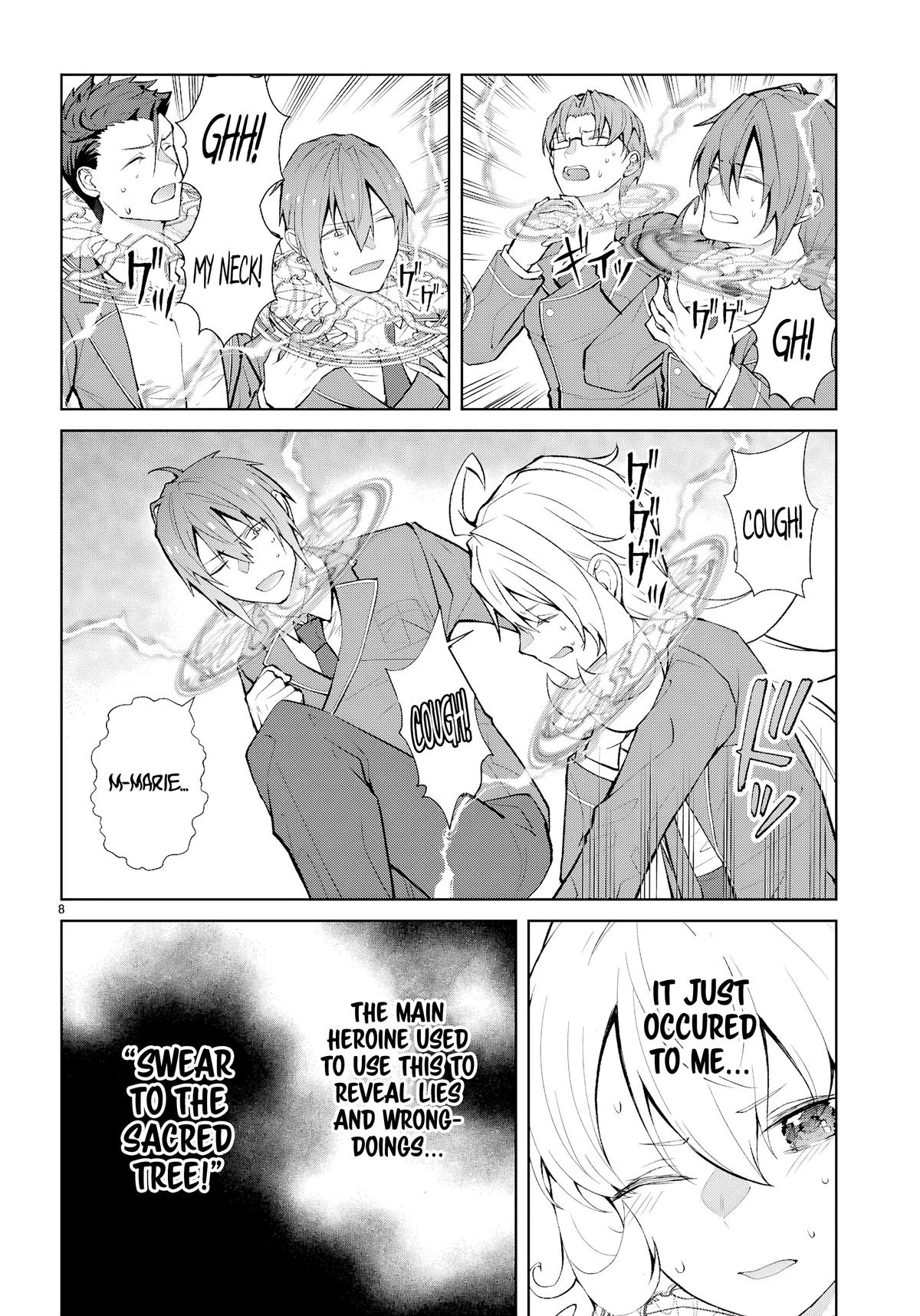 Otome Game Sekai wa Mob ni Kibishii Sekai desu Chapter 73 - Page 8