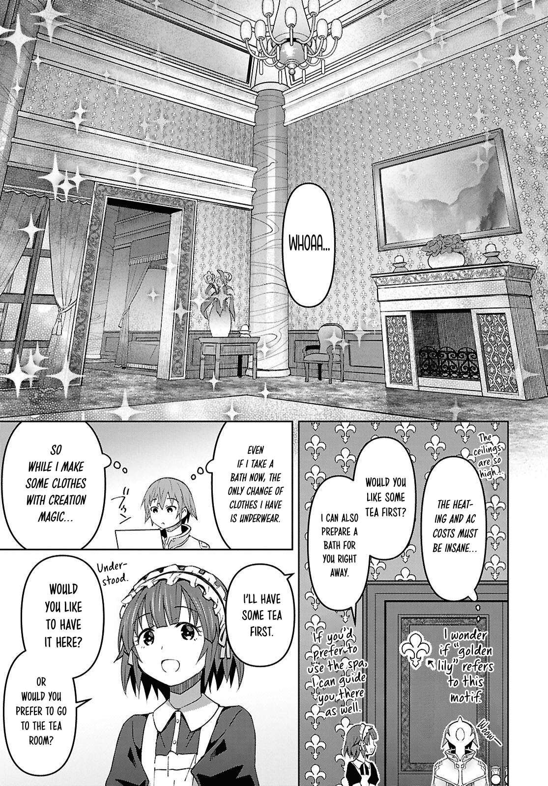 Dungeon Tou de Yadoya wo Yarou! Souzou Mahou wo Moratta Ore no Hosoude Hanjouki Chapter 63 - Page 22