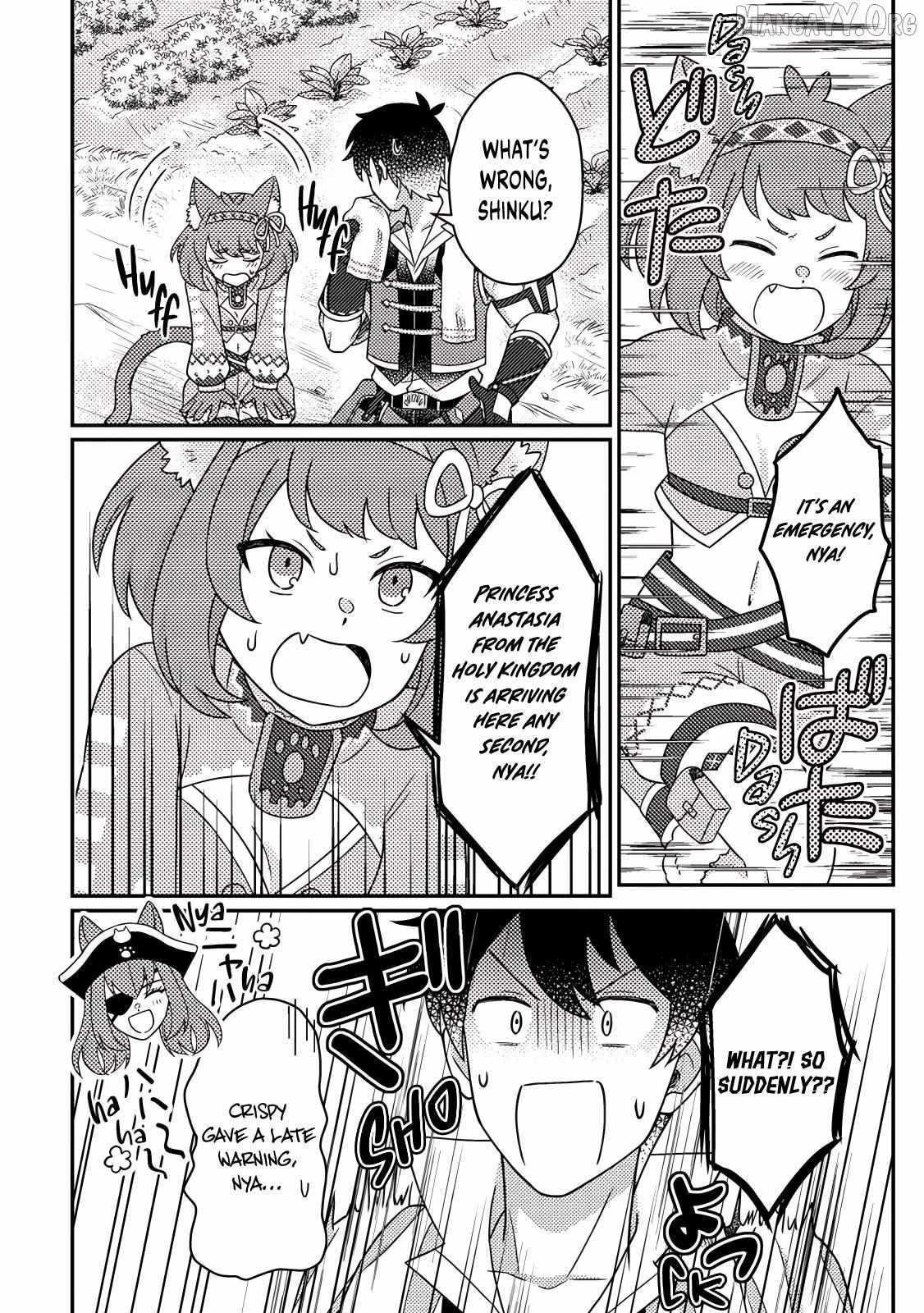 Revolution in production with the blessings of the gods – While living a leisurely, slow life in a corner of another world, somehow a diverse group of people gathered to form the strongest nation… Chapter 30.3 - Page 1