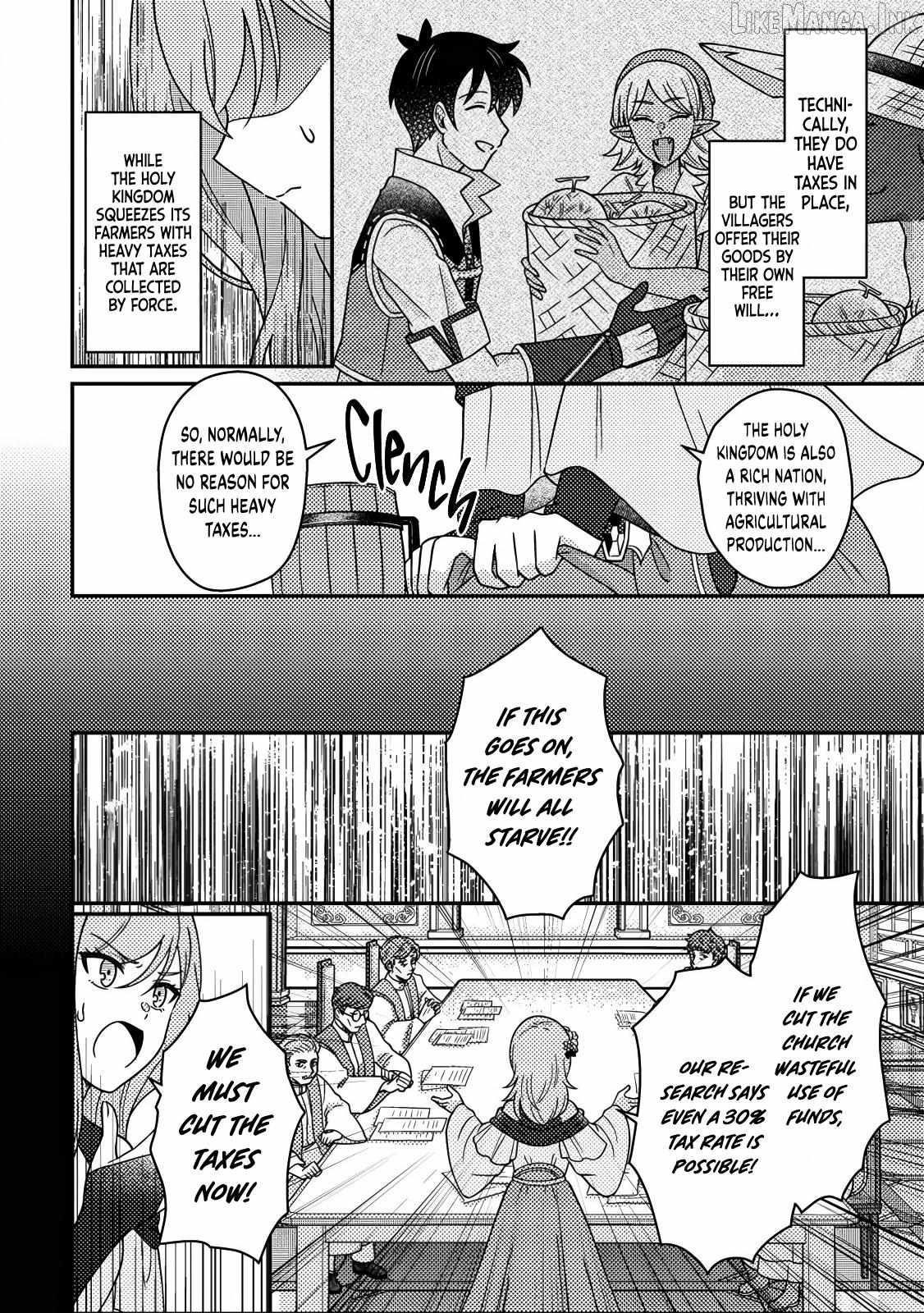 Revolution in production with the blessings of the gods – While living a leisurely, slow life in a corner of another world, somehow a diverse group of people gathered to form the strongest nation… Chapter 32.3 - Page 2