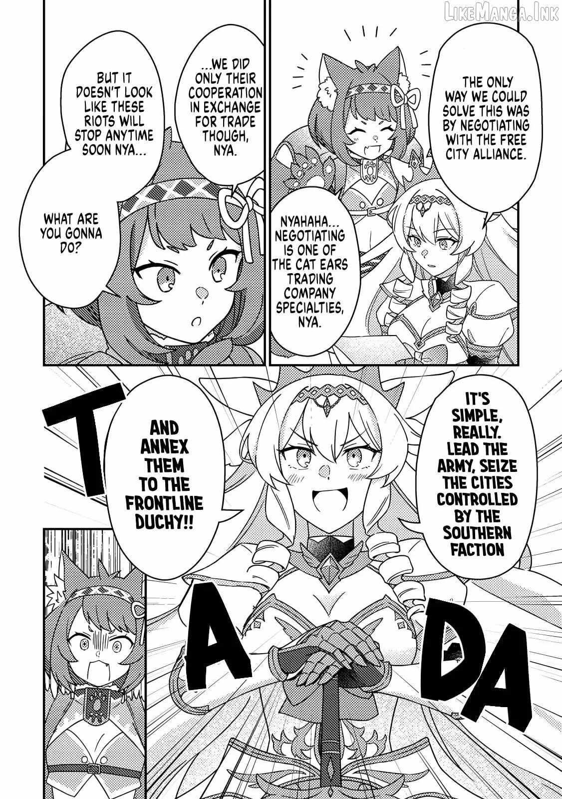 Revolution in production with the blessings of the gods – While living a leisurely, slow life in a corner of another world, somehow a diverse group of people gathered to form the strongest nation… Chapter 35.2 - Page 8
