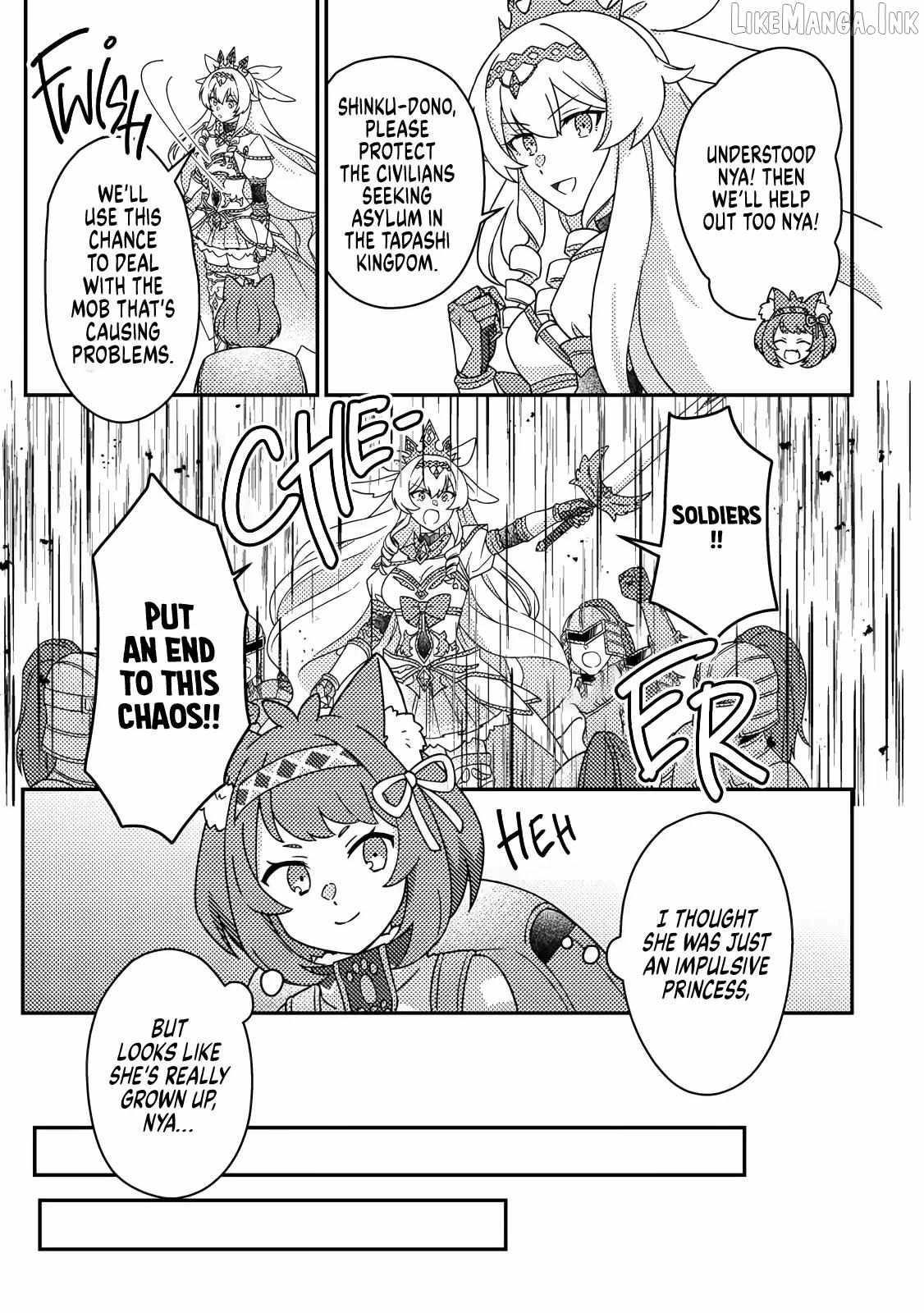Revolution in production with the blessings of the gods – While living a leisurely, slow life in a corner of another world, somehow a diverse group of people gathered to form the strongest nation… Chapter 35.3 - Page 1