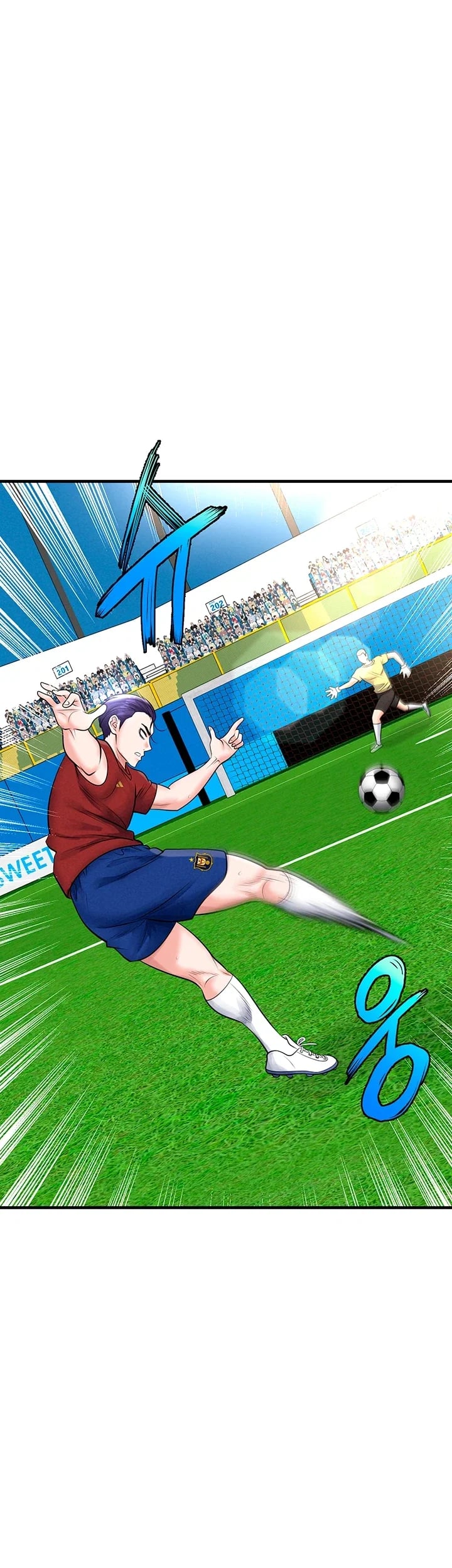 The Hottie’s Good at Football Raw Chapter 90 - Page 9